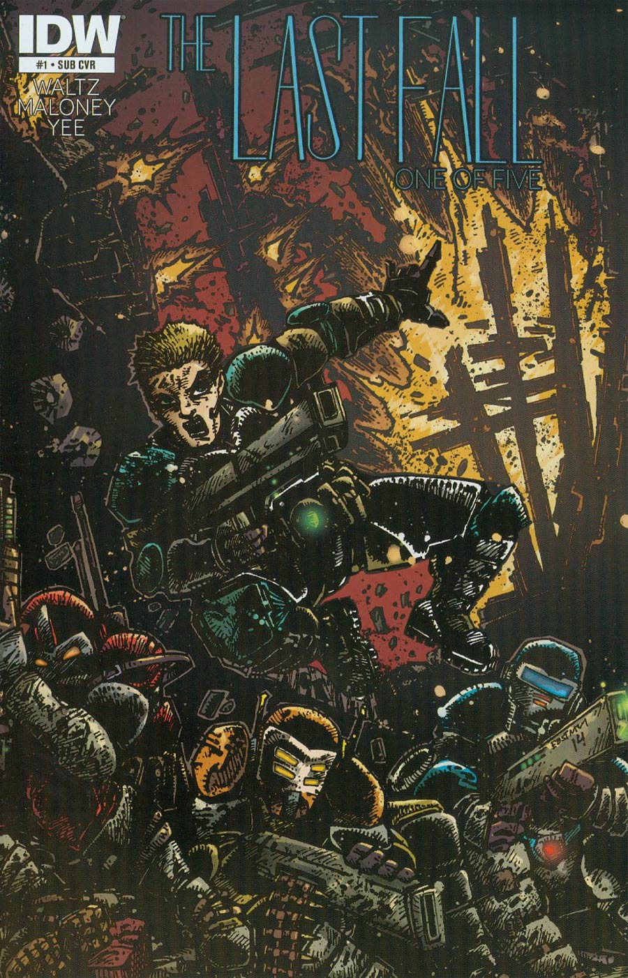 Last Fall #1 Cover B Variant Kevin Eastman Subscription Cover