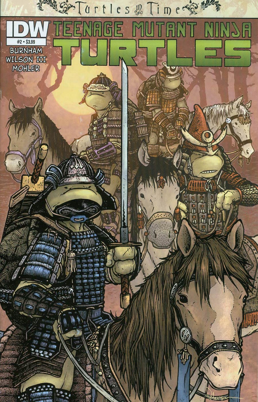 Teenage Mutant Ninja Turtles Turtles In Time #2 Cover A Regular David Petersen Cover