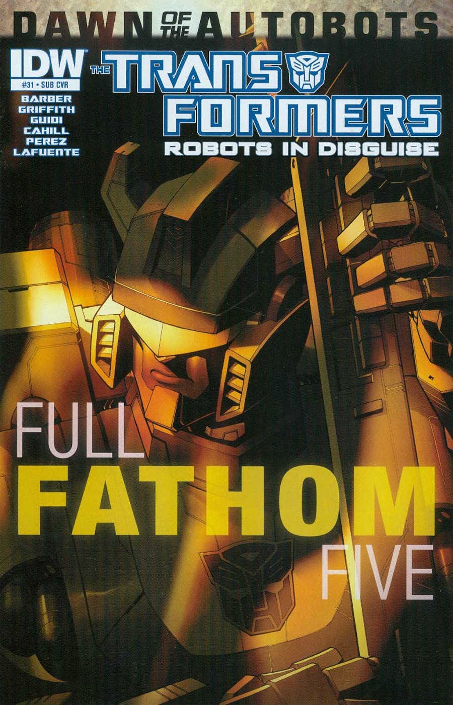 Transformers Robots In Disguise #31 Cover B Variant Casey W Coller Subscription Cover (Dawn Of The Autobots Tie-In)