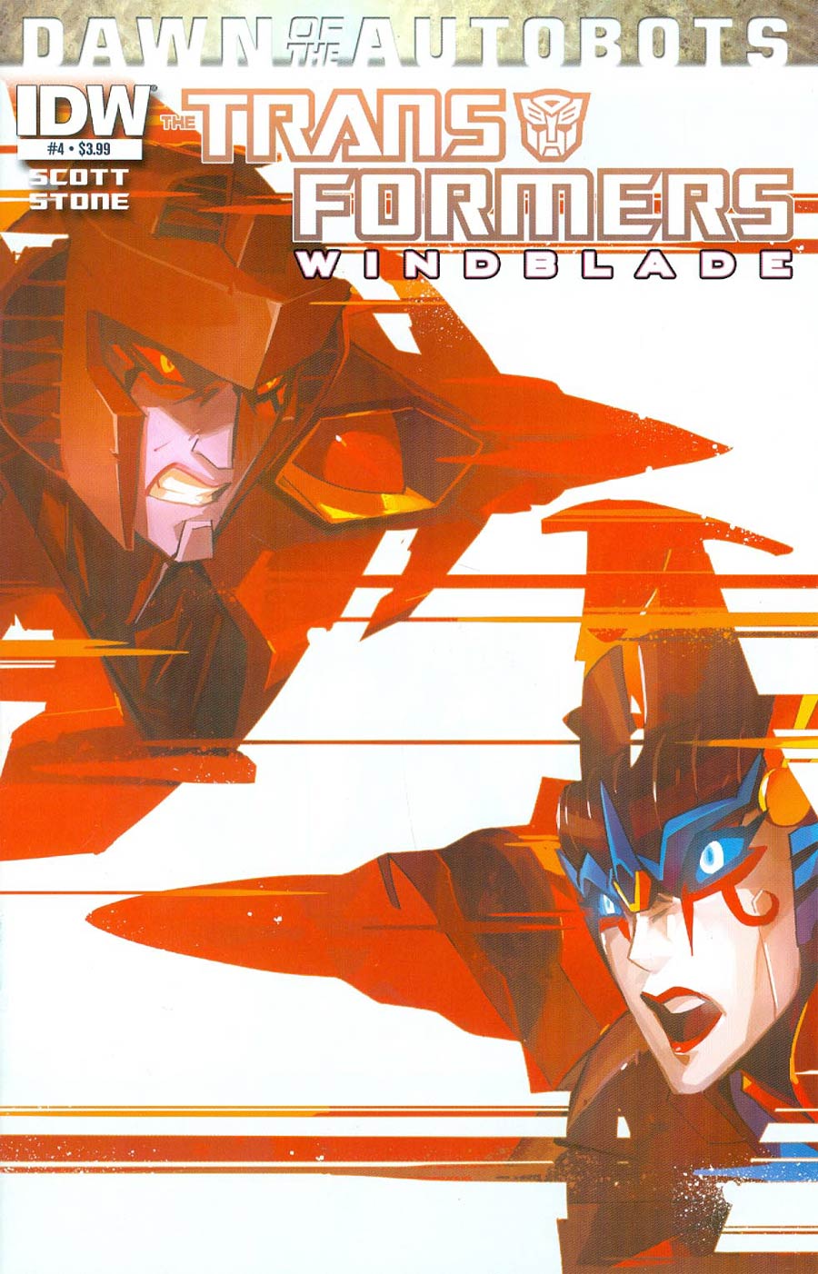 Transformers Windblade #4 Cover A Regular Sarah Stone Cover (Dawn Of The Autobots Tie-In)