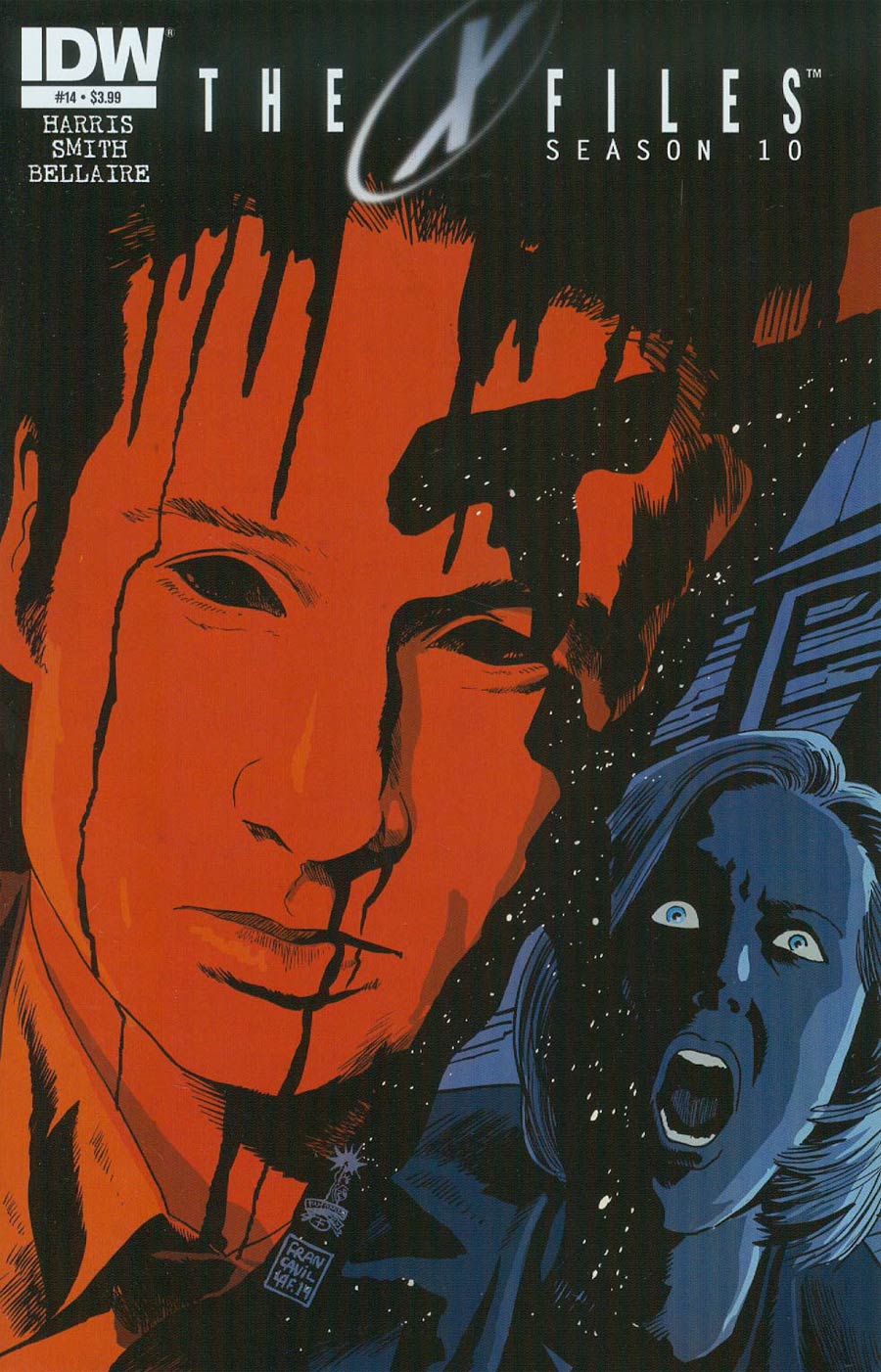 X-Files Season 10 #14 Cover A Regular Francesco Francavilla Cover