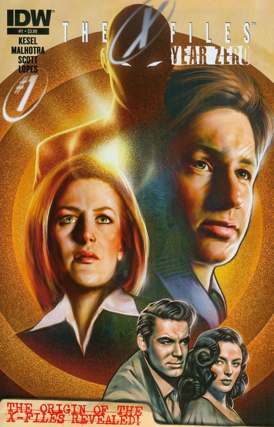 X-Files Year Zero #1 Cover A Regular Carlos Valenzuela Cover
