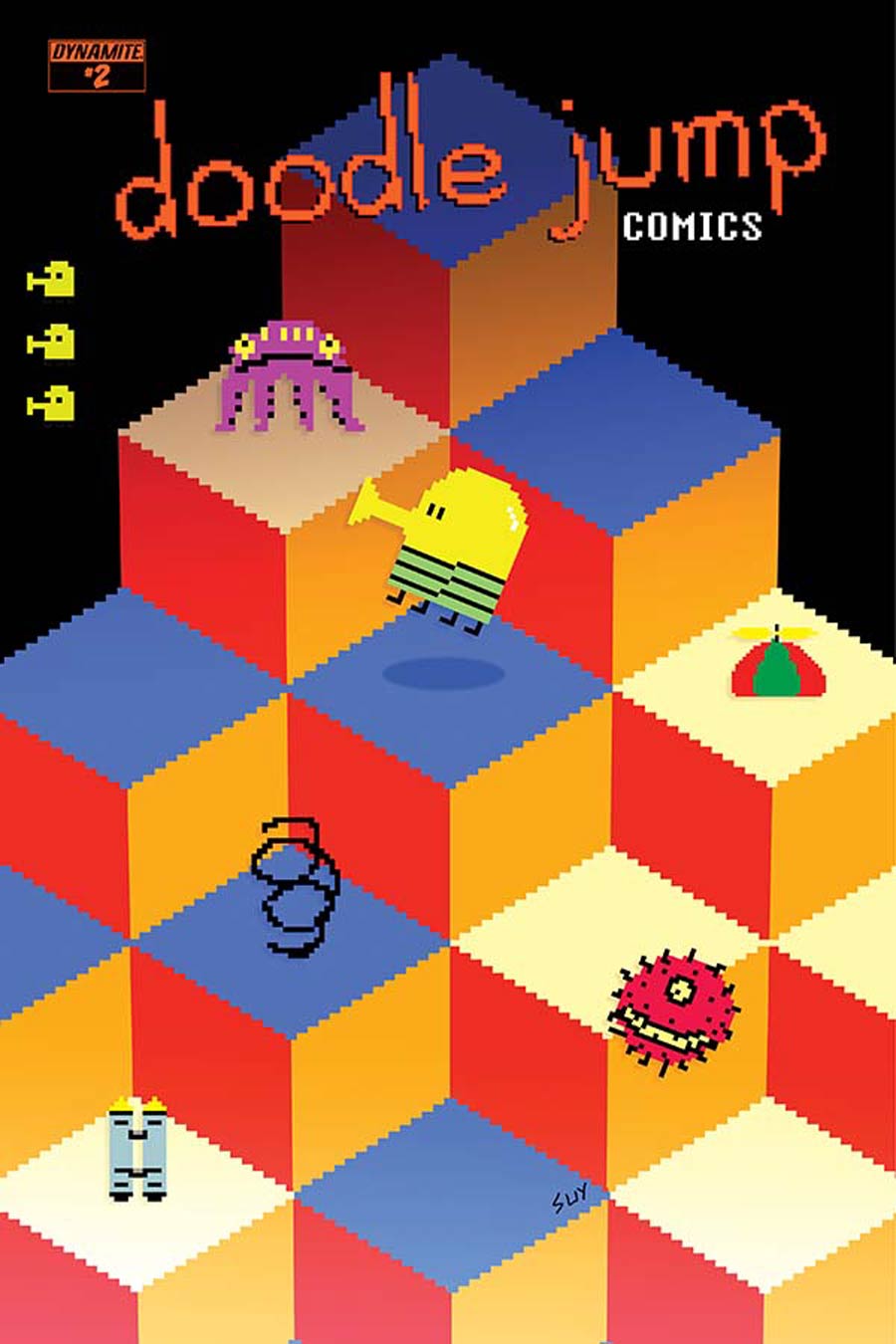 Doodle Jump #2 Cover B Variant Video Game Homage Cover