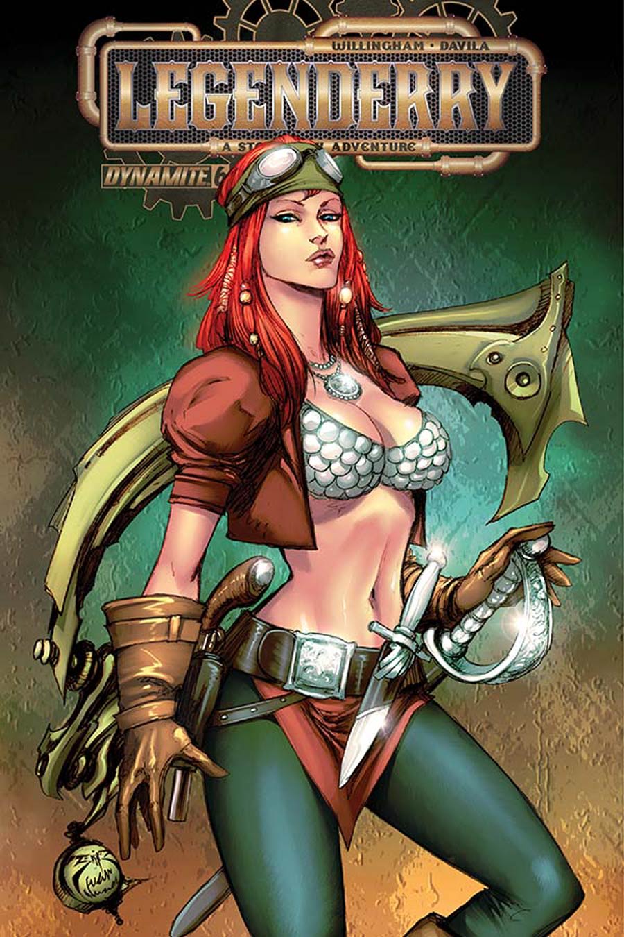 Legenderry A Steampunk Adventure #6 Cover A Regular Joe Benitez Cover