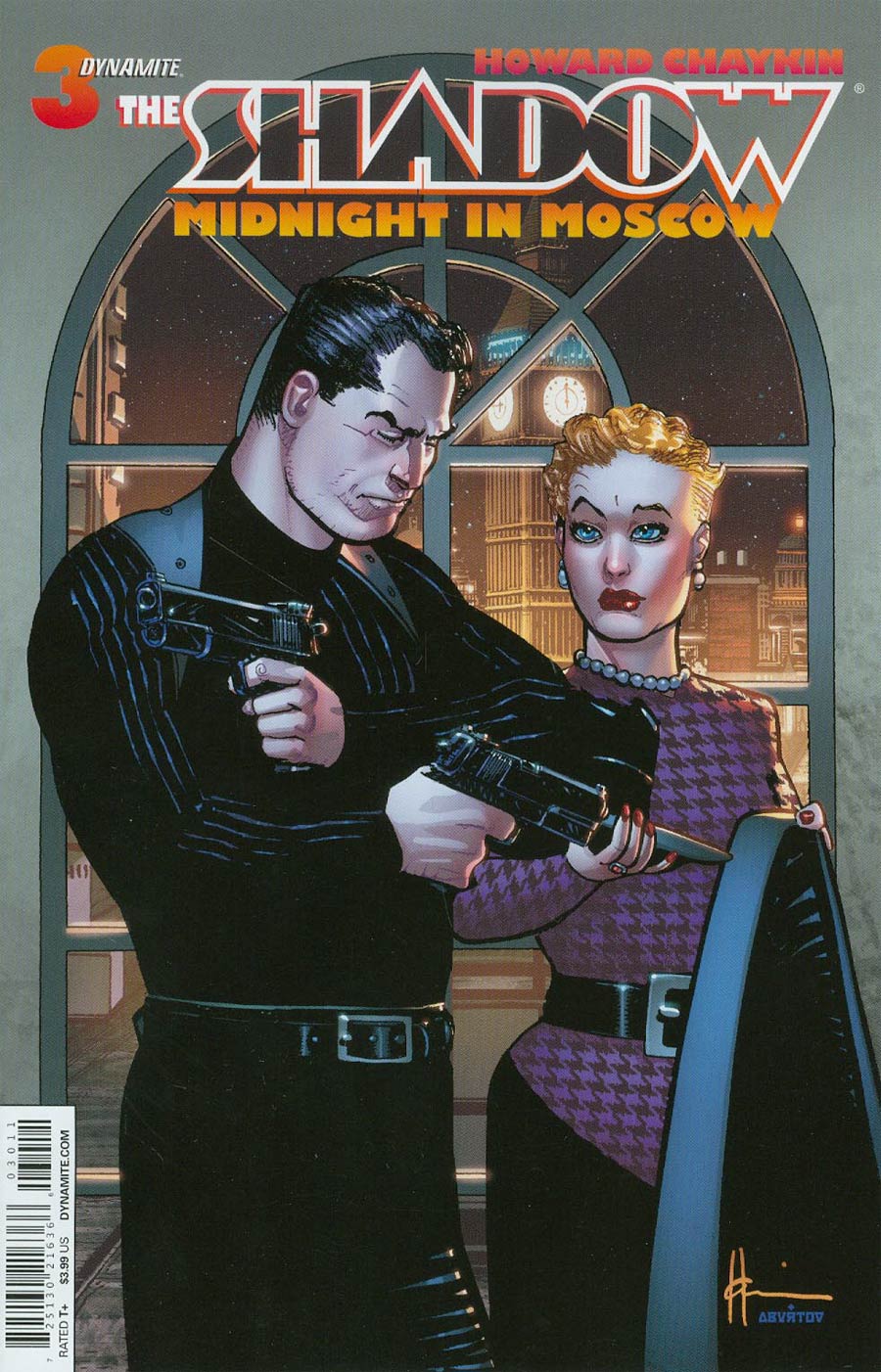 Shadow Midnight In Moscow #3 Cover A Regular Howard Chaykin Cover