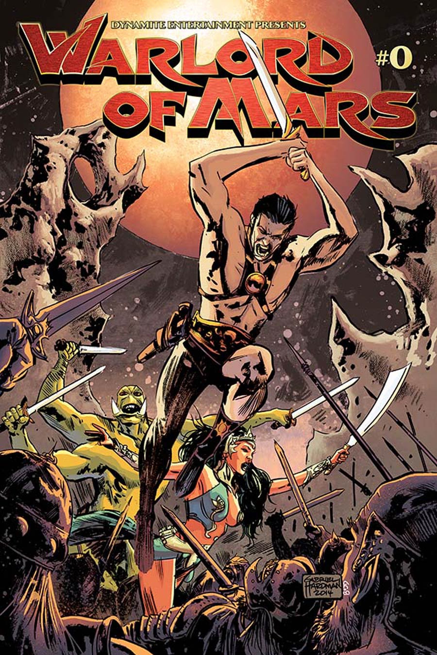 Warlord Of Mars #0 Cover A Regular Gabriel Hardman Cover