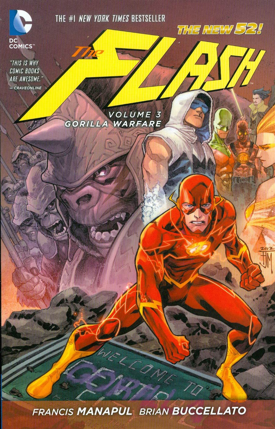 Flash (New 52) Vol 3 Gorilla Warfare TP