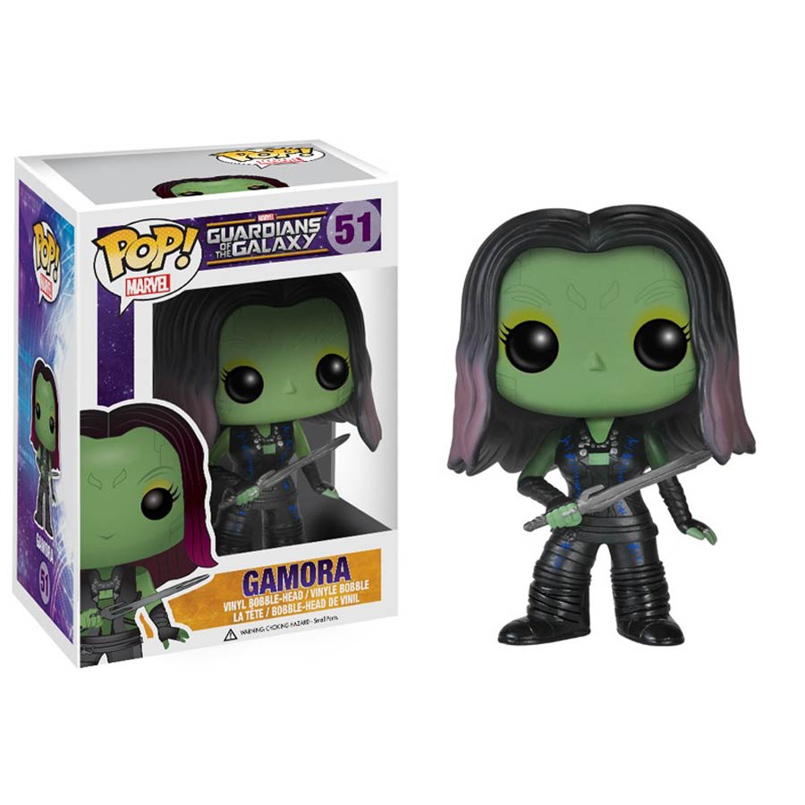 POP Marvel 51 Guardians Of The Galaxy Gamora Vinyl Bobble Head