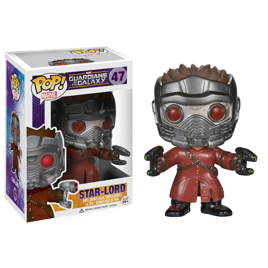 POP Marvel 47 Guardians Of The Galaxy Star-Lord Vinyl Bobble Head