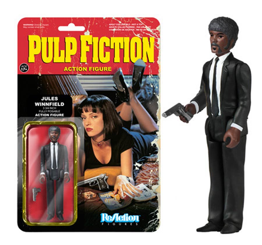 Pulp Fiction ReAction Jules Winnfield 4-Inch Action Figure