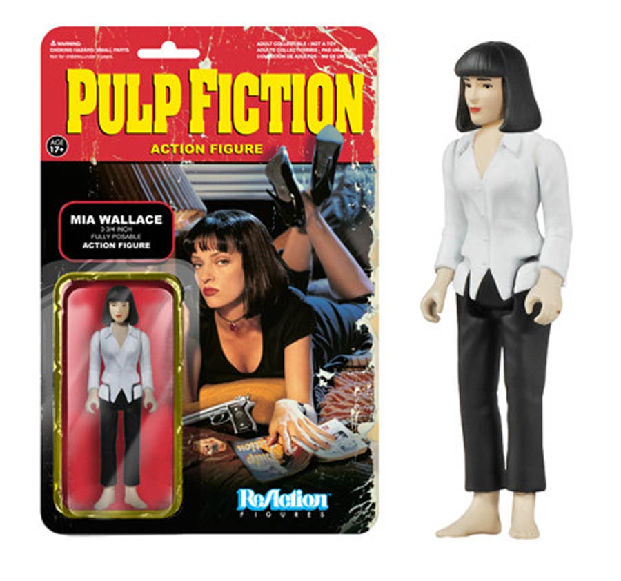 Pulp Fiction ReAction Mia Wallace 4-Inch Action Figure