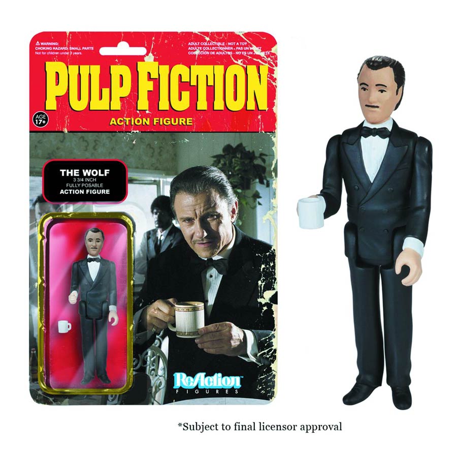 ReAction Pulp Fiction The Wolf 4-Inch Action Figure