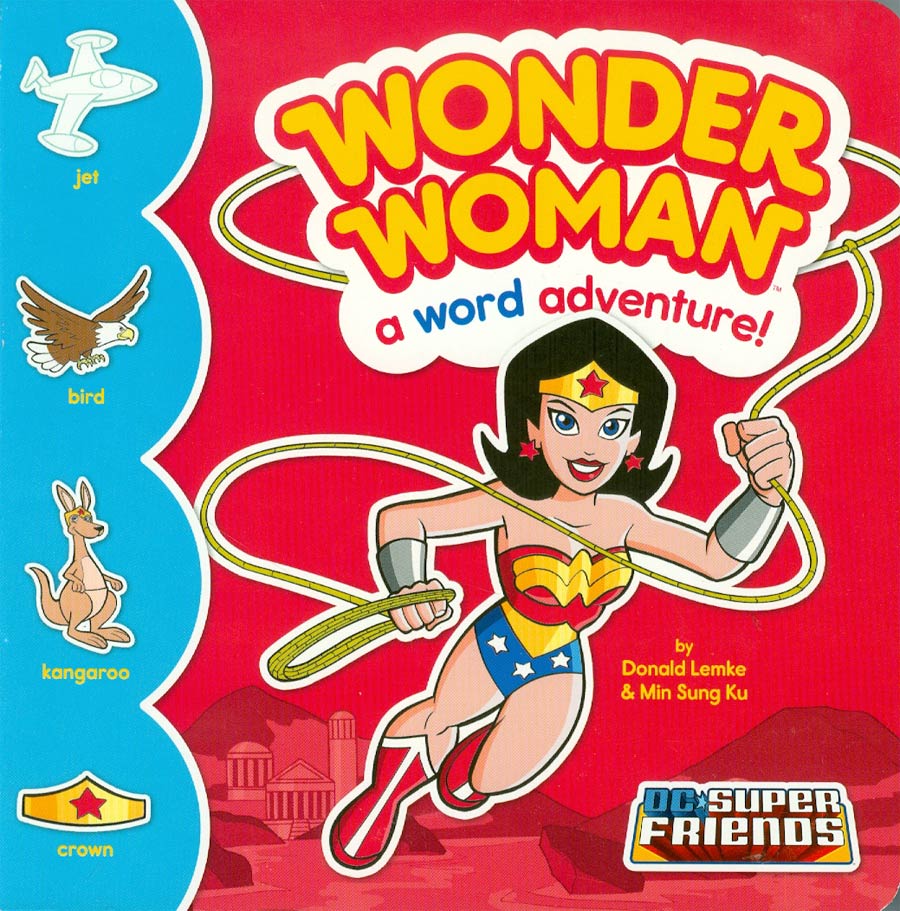 DC Super Friends Wonder Woman A Word Adventure Board Book
