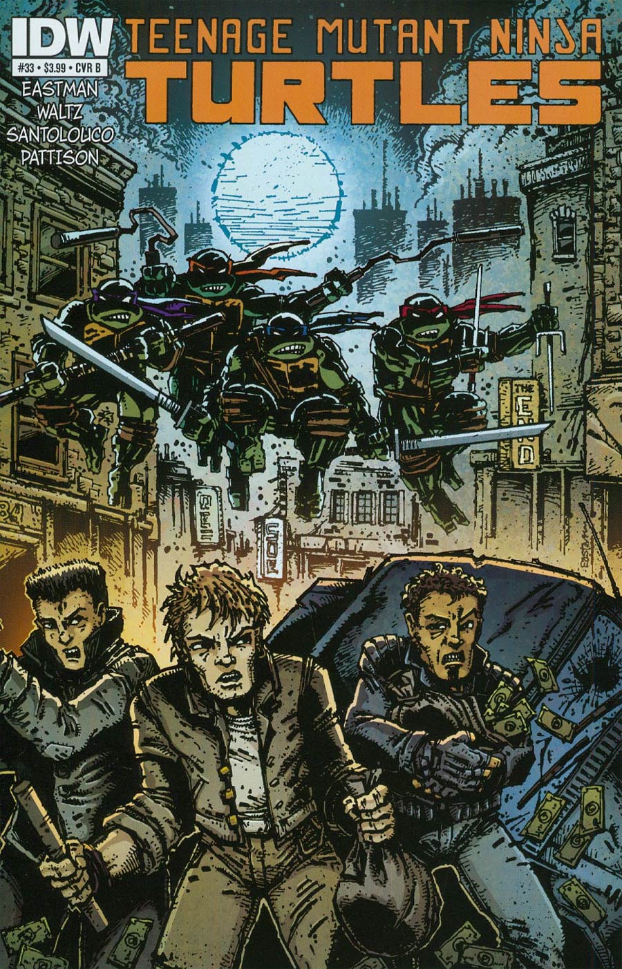 Teenage Mutant Ninja Turtles Vol 5 #33 Cover B Regular Kevin Eastman Cover