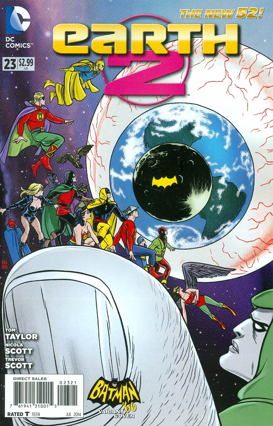 Earth 2 #23 Cover B Incentive Mike Allred Batman 66 Variant Cover