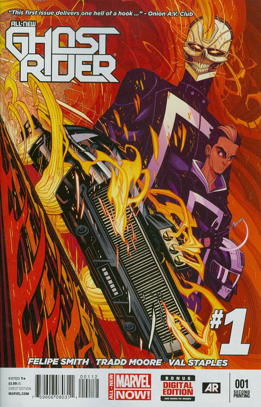 All-New Ghost Rider #1 Cover F 2nd Ptg Tradd Moore Variant Cover