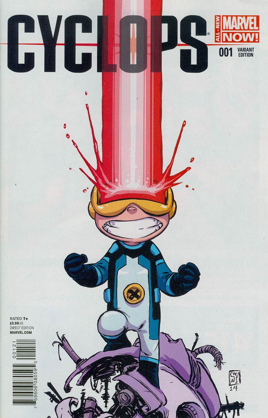 Cyclops Vol 2 #1 Cover B Variant Skottie Young Baby Cover