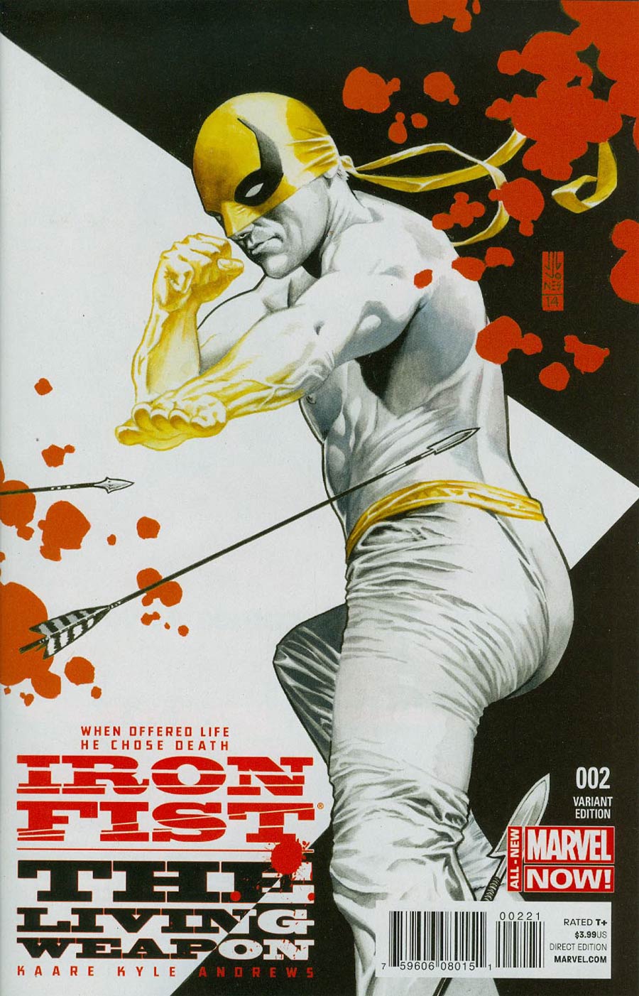Iron Fist Living Weapon #2 Cover B Incentive JG Jones Variant Cover