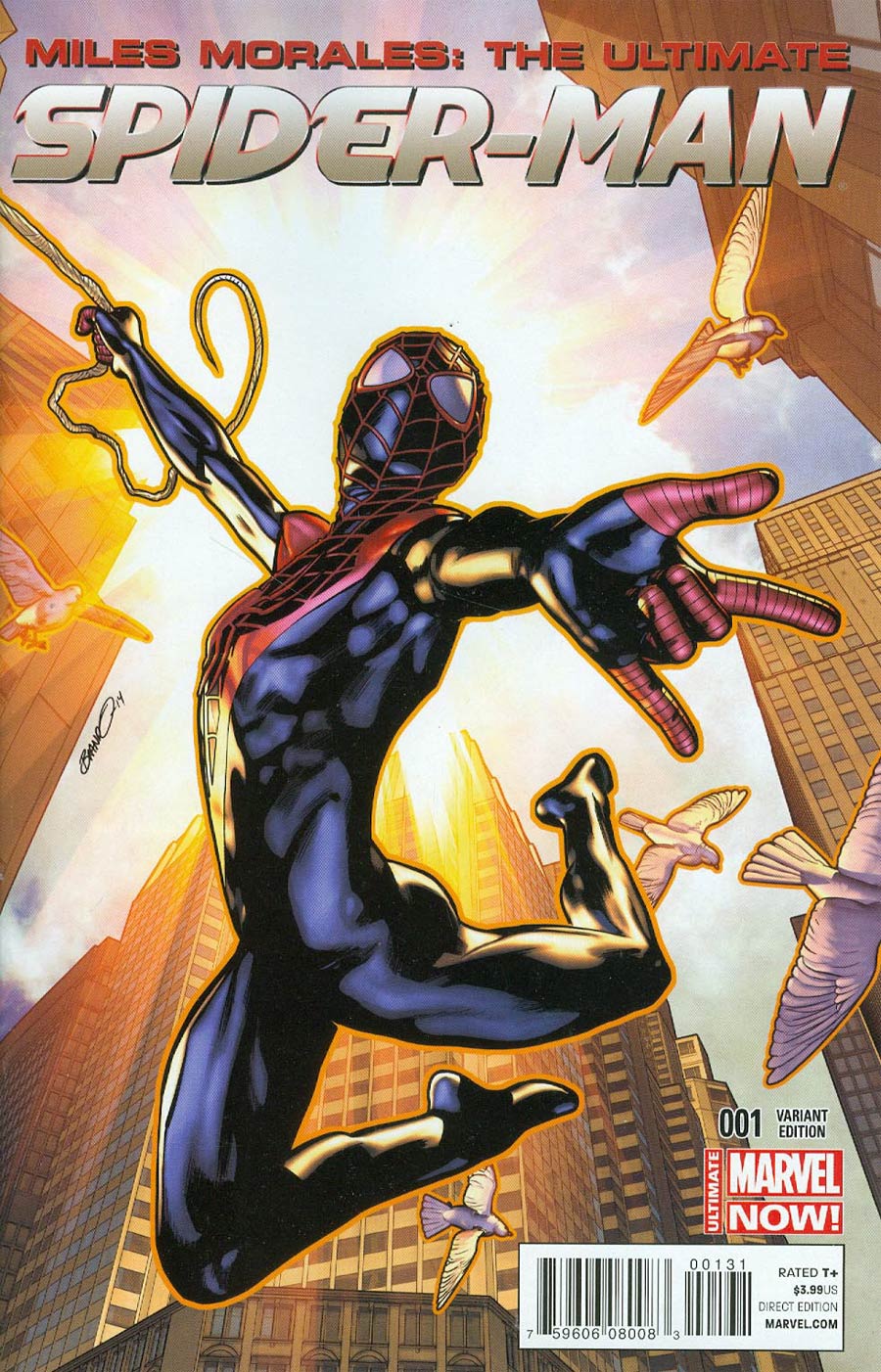 Miles Morales Ultimate Spider-Man #1 Cover B Incentive Brandon Peterson Variant Cover