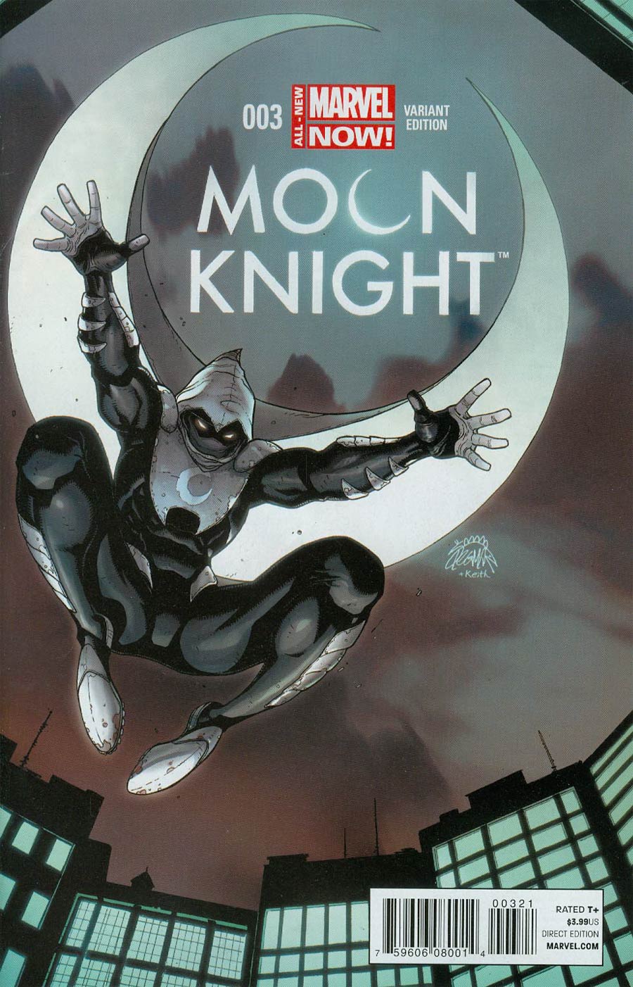Moon Knight Vol 7 #3 Cover B Incentive Ryan Stegman Variant Cover