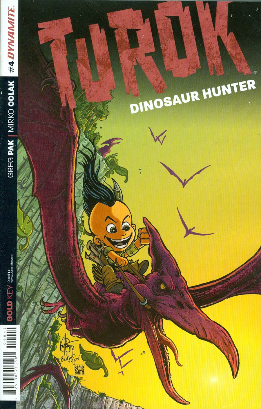 Turok Dinosaur Hunter Vol 2 #4 Cover E Incentive Ken Haeser Lil Turok Variant Cover