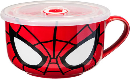 Marvel Character Soup 24-ounce Mug With Lid - Spider-Man