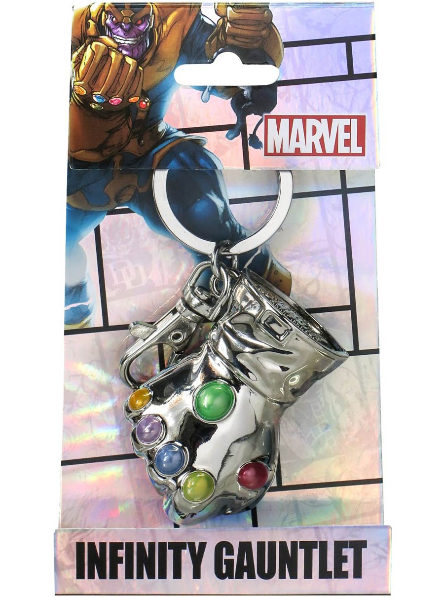 Marvel Pewter Keyring - Thanos Glove