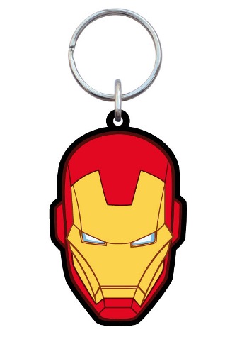 Marvel Soft Touch PVC Key Holder - Iron Man Head