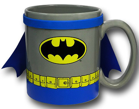 DC Comics 20-ounce Jumbo Ceramic Mug - Batman Uniform With Cape