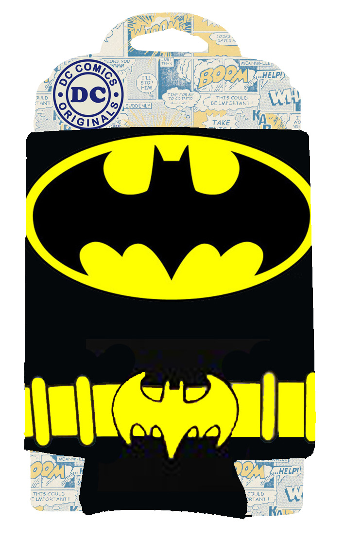 DC Comics Can Huggers 4x5-Inch - Batman Black & Yellow Uniform