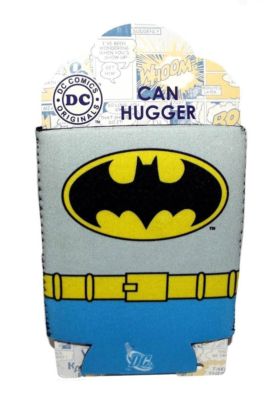 DC Comics Can Huggers 4x5-Inch - Batman Grey And Yellow Uniform