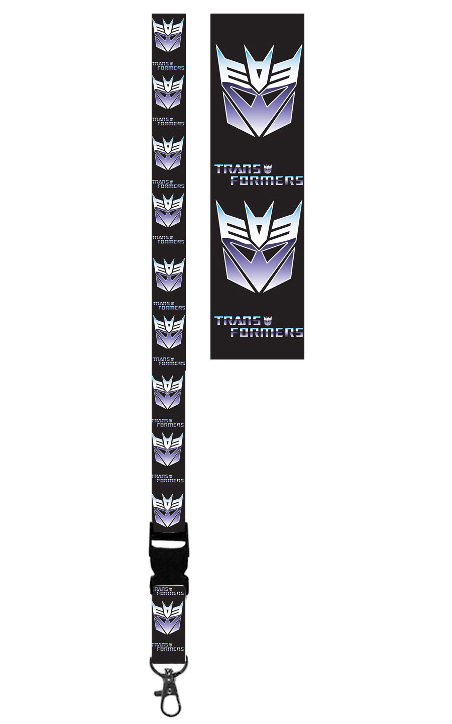 Transformers Lanyard With Badge Holder - Transformers - Decepticon Symbol