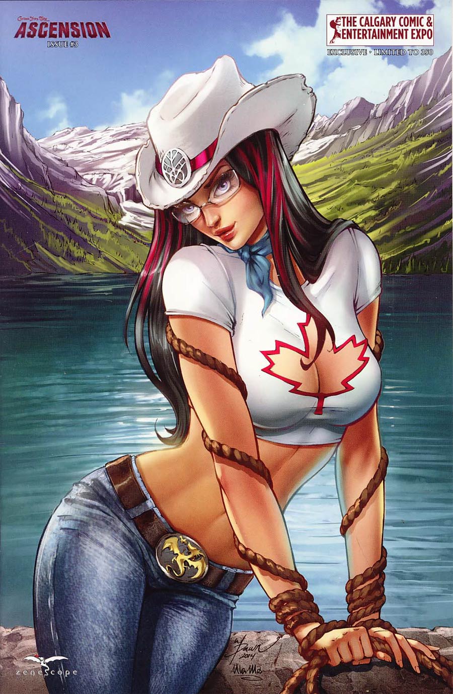 Grimm Fairy Tales Presents Ascension #3 Cover D Calgary Comic Con Exclusive Dawn McTeigue Variant Cover