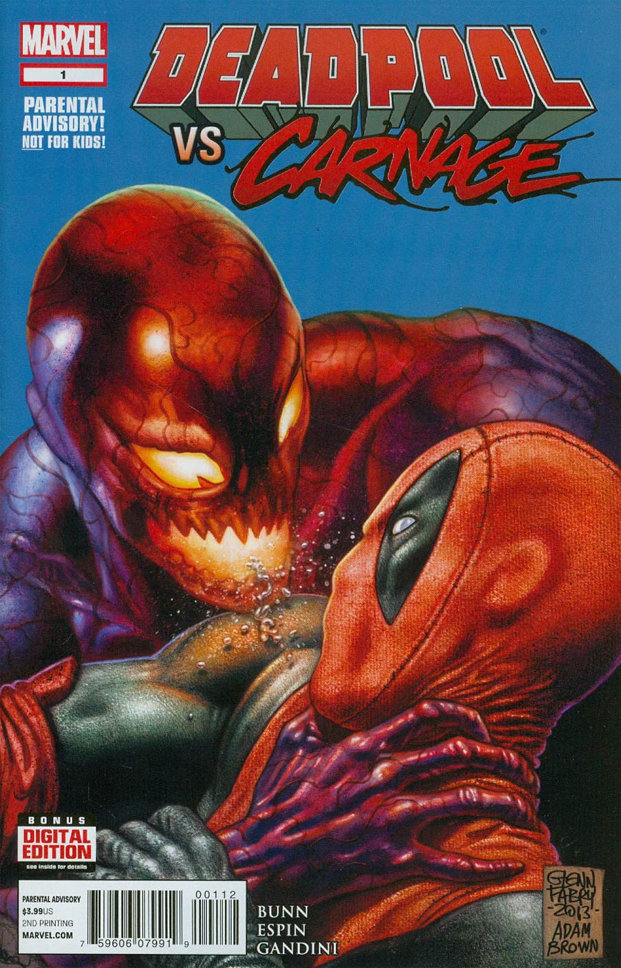 Deadpool vs Carnage #1 Cover E 2nd Ptg Glenn Fabry Variant Cover