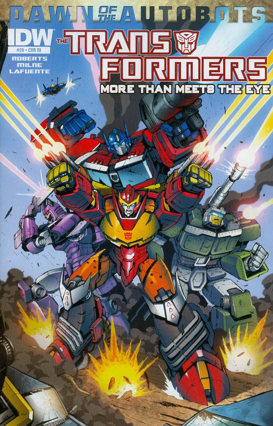 Transformers More Than Meets The Eye #29 Cover C Marcelo Matere Connecting Variant Cover (Dawn Of The Autobots Tie-In)