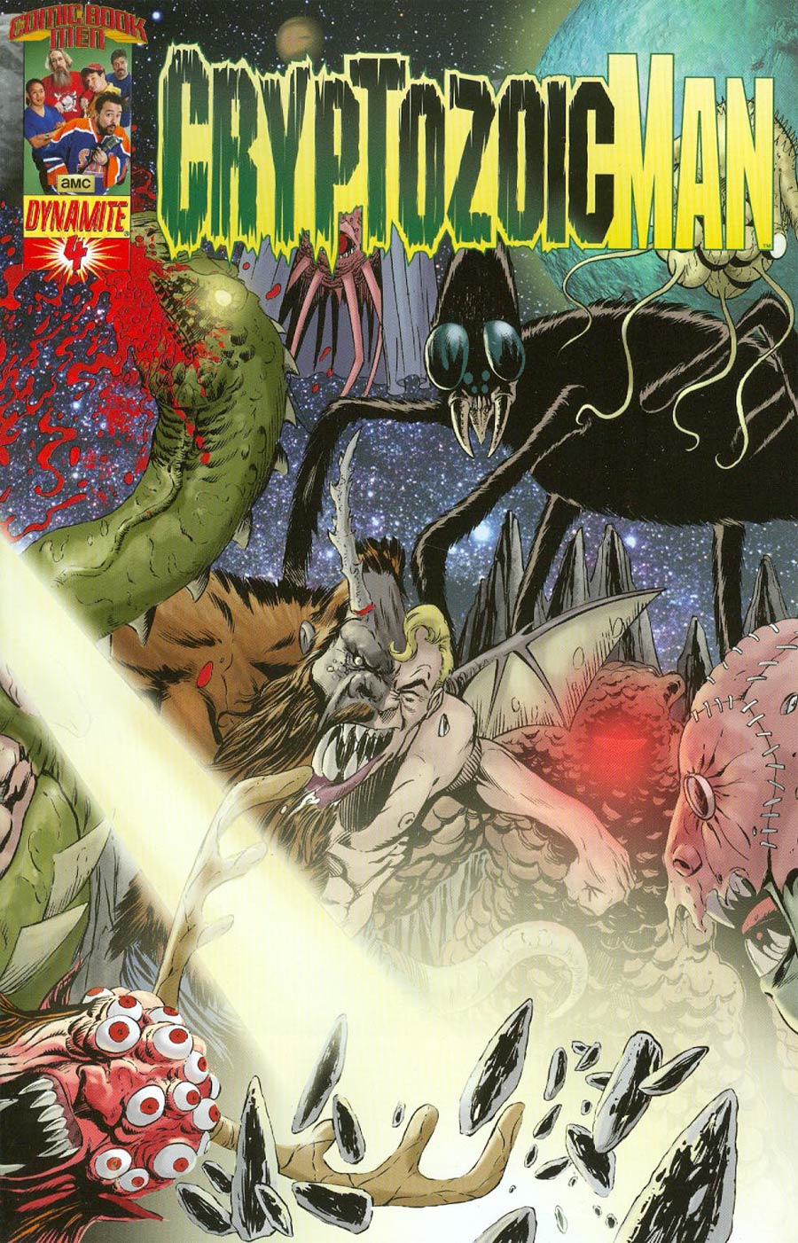 Cryptozoic Man #4 Cover C 2nd Ptg Walter Flanagan Variant Cover
