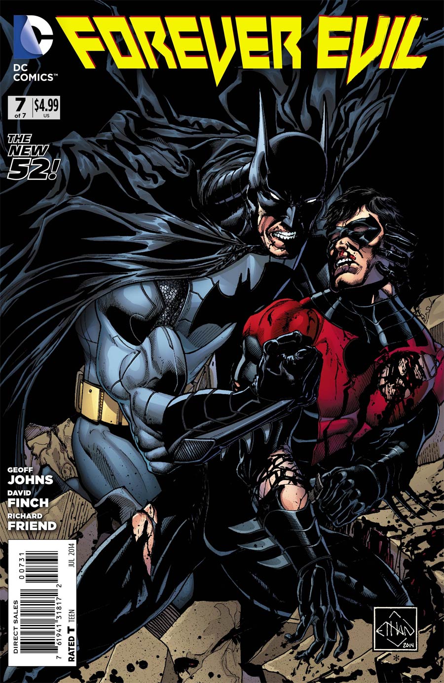 Forever Evil #7 Cover E Incentive Ethan Van Sciver Batman & Nightwing Variant Cover