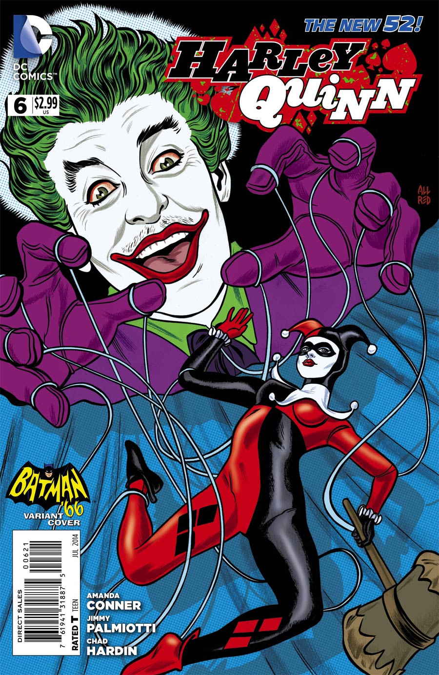 Harley Quinn Vol 2 #6 Cover B Incentive Mike Allred Batman 66 Variant Cover
