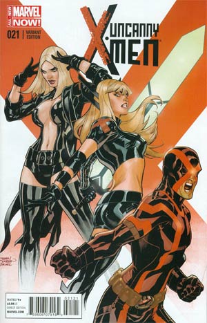 Uncanny X-Men Vol 3 #21 Cover B Incentive Terry Dodson Variant Cover