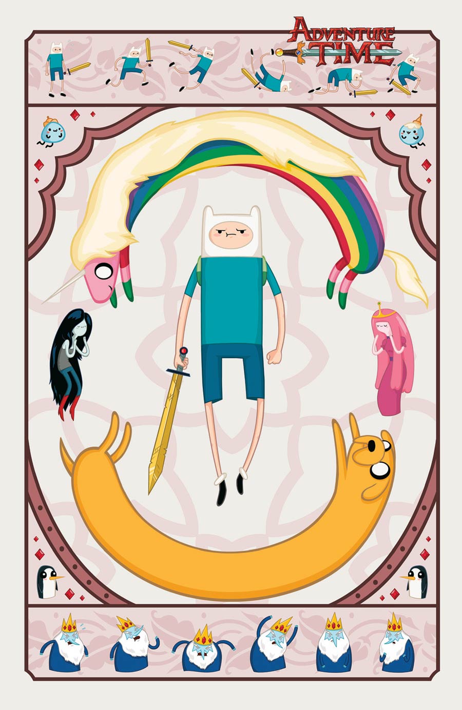 Adventure Time #28 Cover D Incentive Zan Czyzewski Virgin Variant Cover