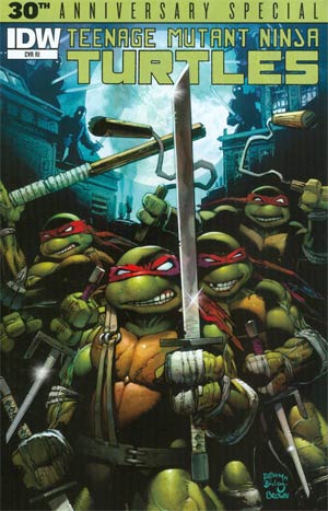 Teenage Mutant Ninja Turtles 30th Anniversary Special Cover B Incentive Simon Bisley Variant Cover