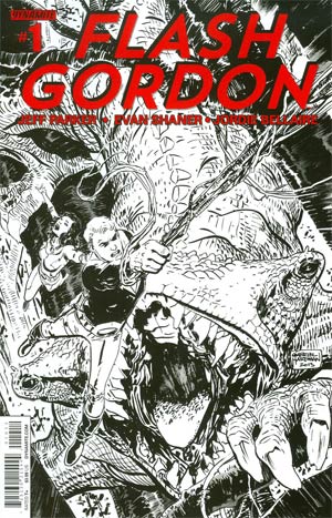 Flash Gordon Vol 7 #1 Cover L 2nd Ptg Gabriel Hardman Variant Cover