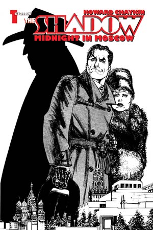 Shadow Midnight In Moscow #1 Cover C Incentive Howard Chaykin Black & White Reorder Cover