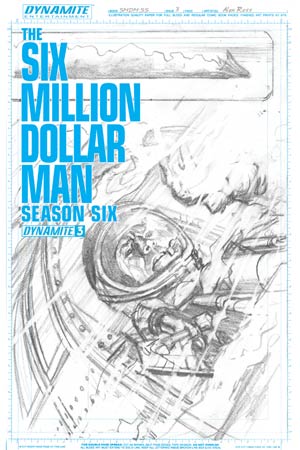 Six Million Dollar Man Season 6 #3 Cover D Incentive Alex Ross Art Board Cover