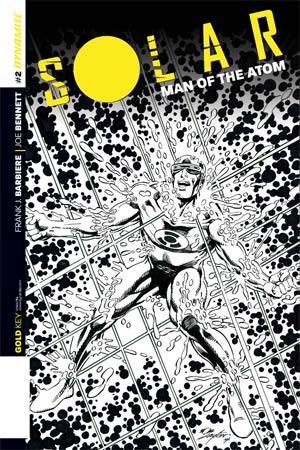 Solar Man Of The Atom Vol 2 #2 Cover G Incentive Bob Layton Black & White Cover
