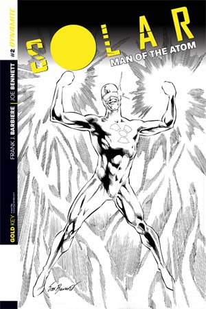 Solar Man Of The Atom Vol 2 #2 Cover H Incentive Joe Bennett Black & White Cover