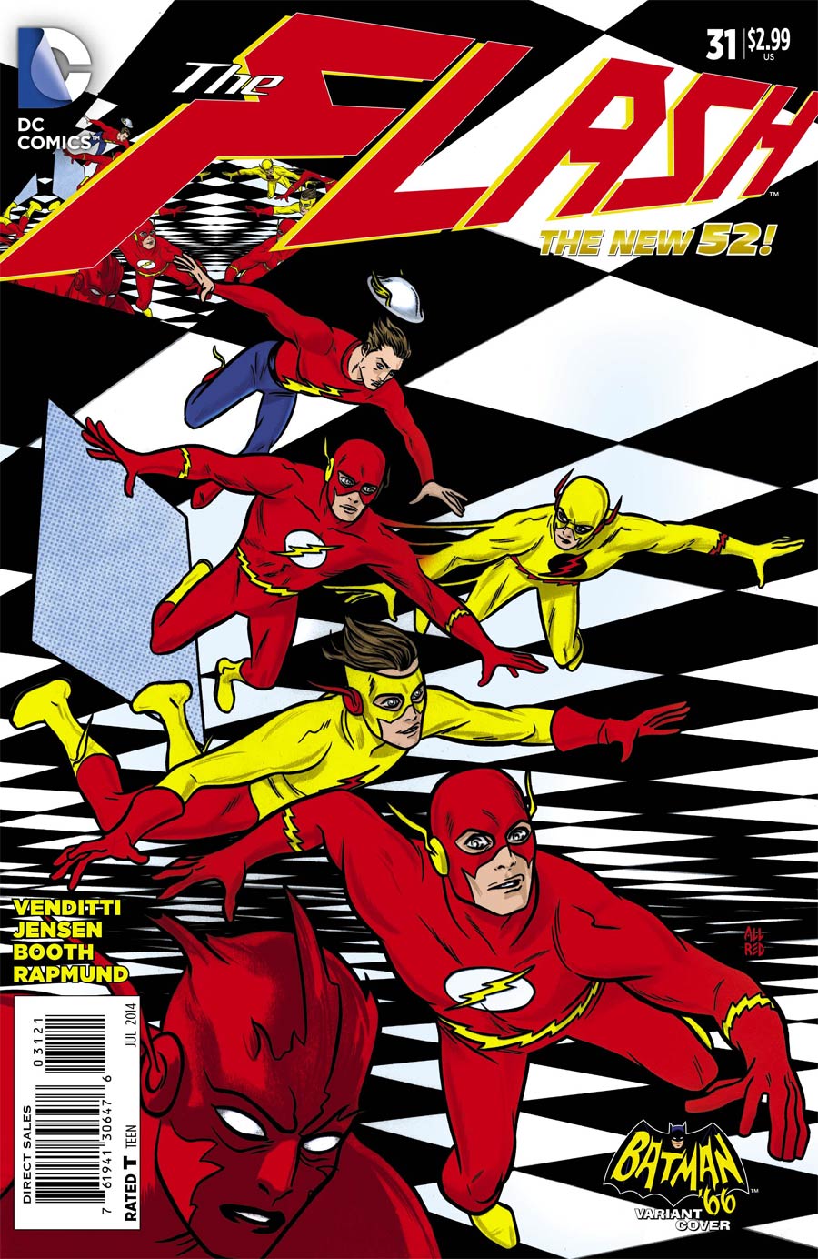 Flash Vol 4 #31 Cover B Incentive Mike Allred Batman 66 Variant Cover