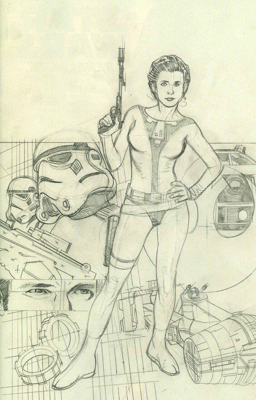 Star Wars Rebel Heist #2 Cover C Incentive Adam Hughes Ultra-Rare Virgin Sketch Cover