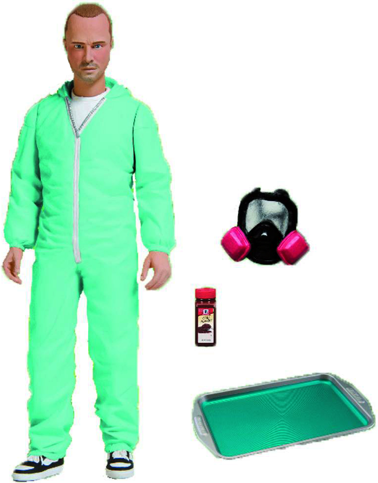 Breaking Bad Jesse Pinkman Blue Hazmat Suit Previews Exclusive 6-Inch Action Figure