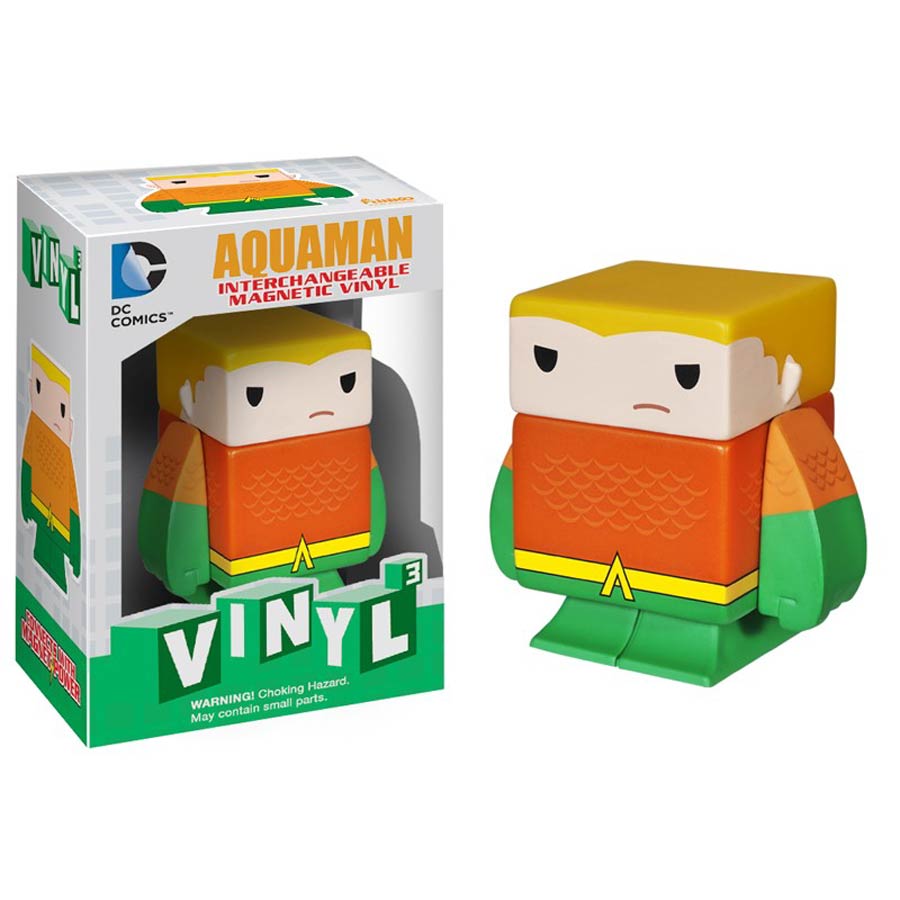 Vinyl Cubed DC Comics Aquaman Interchangeable Magnetic Vinyl Figure